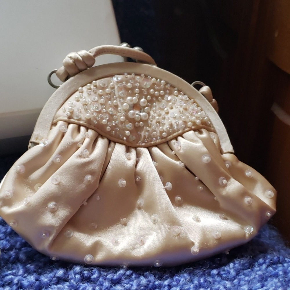 IT'S FORMAL WINTER TIME!Caporrnos Beaded with Evening Bag - Picture 3 of 4